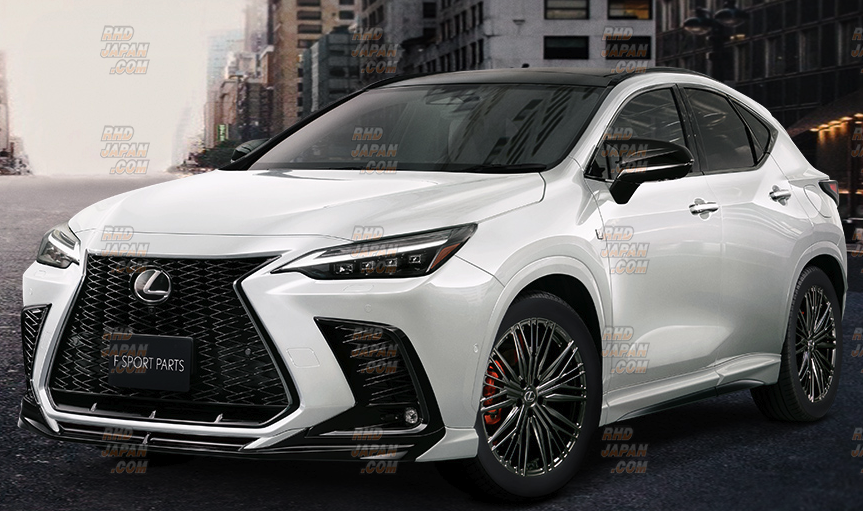 TRD F Sport Parts Aerodynamic Aero Mirror Cover Set - Lexus NX350